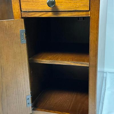 Lot P 654 Pair of Laflorn Chair Side End Tables with USB Ports & Outlets