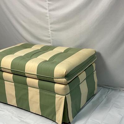 Lot P 657 Oversized Cushioned Upholstered Ottoman
