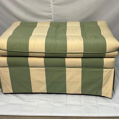 Lot P 657 Oversized Cushioned Upholstered Ottoman