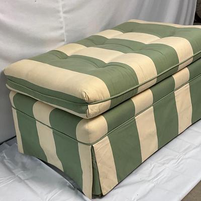 Lot P 657 Oversized Cushioned Upholstered Ottoman