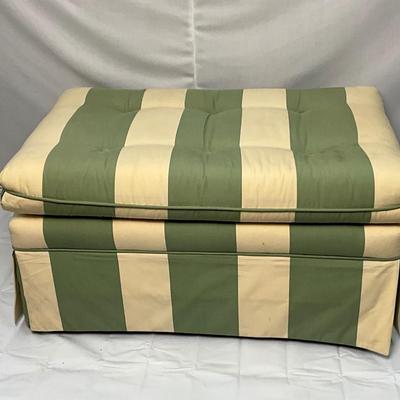 Lot P 657 Oversized Cushioned Upholstered Ottoman