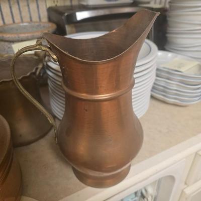 Copper pitcher