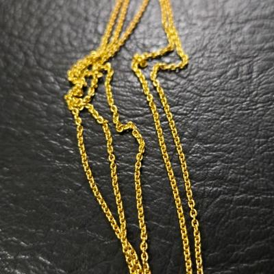 Gold over Sterling Necklace