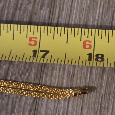 Gold over Sterling Necklace