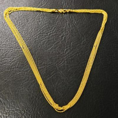 Gold over Sterling Necklace