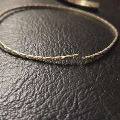 (3) Sterling Silver Bangles