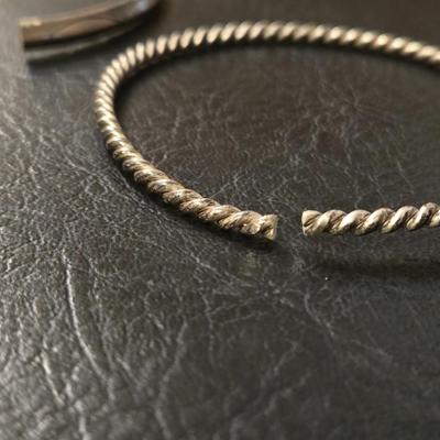 (3) Sterling Silver Bangles