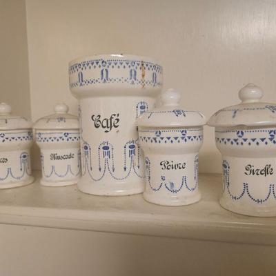 Canister set Ironstone