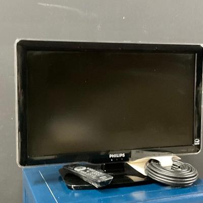 Lot P 667 Philips 22” TV with Remote & Cable