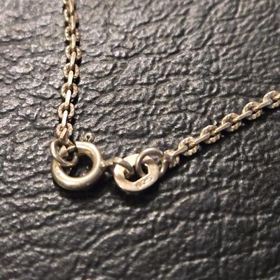 Sterling Silver Necklace with Dachshund Pendant