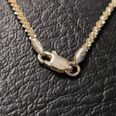 Sterling Silver Necklace with a Sailor Hat Pendant