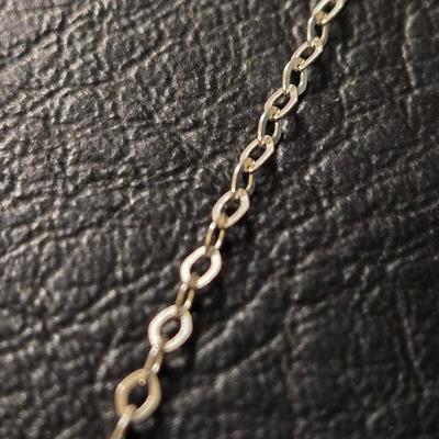 Sterling Silver Necklace with Skier Pendant