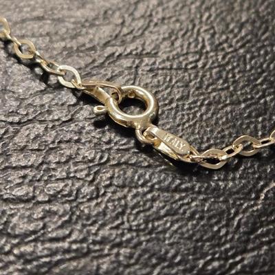 Sterling Silver Necklace with Skier Pendant