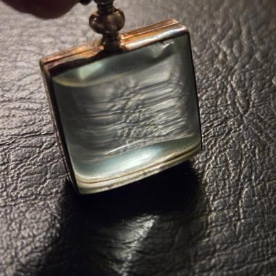 Sterling Silver and Glass Pendant