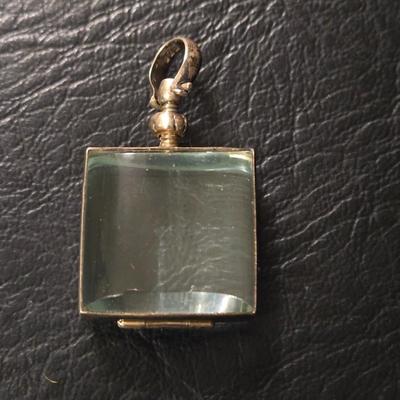 Sterling Silver and Glass Pendant