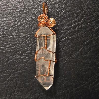 Copper Wrapped Crystal Quartz