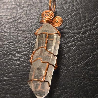 Copper Wrapped Crystal Quartz