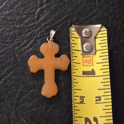 Aventurine Cross Pendant