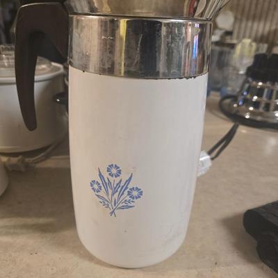 Corn flower coffee pot