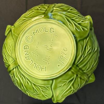 Holland Mold 1970s Cabbage Bowl and Plates