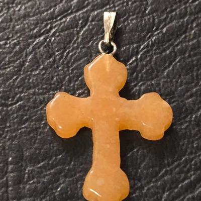 Orange Aventurine Cross