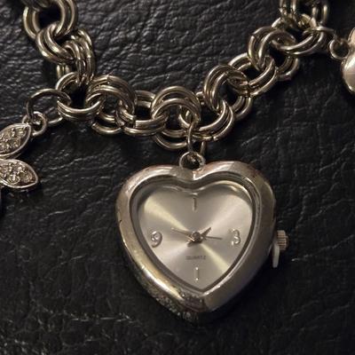 Silver Tone Charm Bracelet