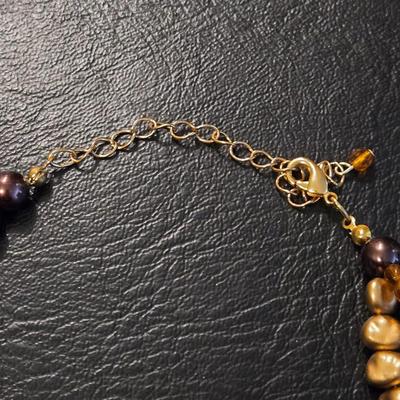 Beaded Necklace & Earrings Set