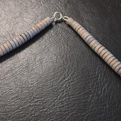 Vintage Carved Wood Tribal Necklace