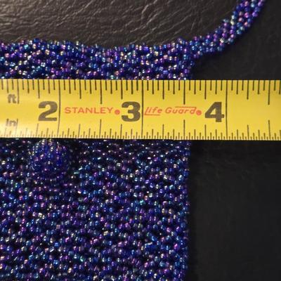 Seed Bead Pouch Necklace