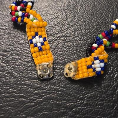 Vintage Beaded Native American Style Necklace