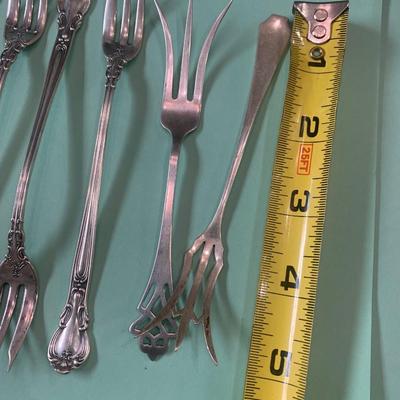 Sterling Lemon & Seafood Forks Lot