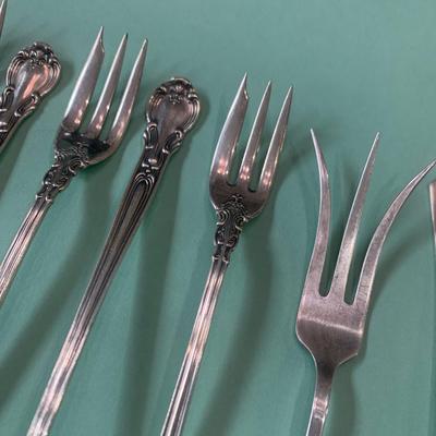 Sterling Lemon & Seafood Forks Lot