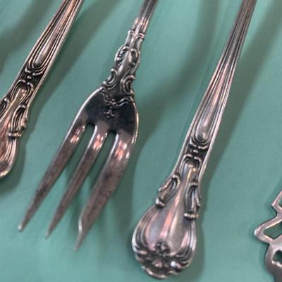 Sterling Lemon & Seafood Forks Lot