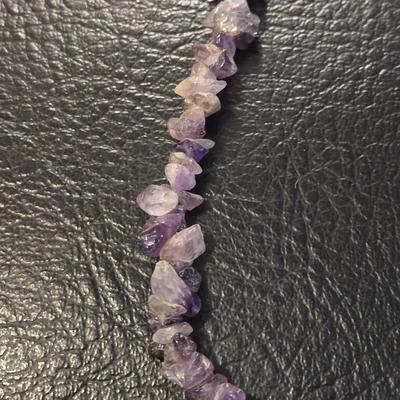 Long Amethyst and Rose Quartz Necklaces