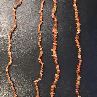 (2) Long Strands of Baltic Amber