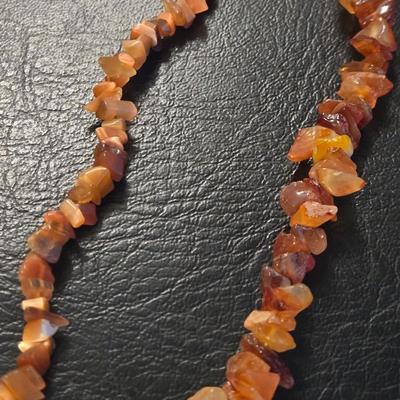 (2) Long Strands of Baltic Amber