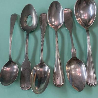 Sterling Spoons Lot Daniel Low Silversmith Brazil +++