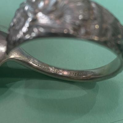 Sterling Repousse Childs Fork & Spoon + Others