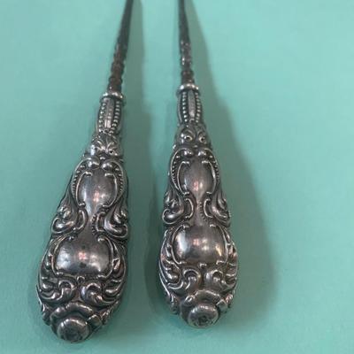 Sterling Handled Nut Pickers