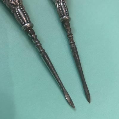 Sterling Handled Nut Pickers