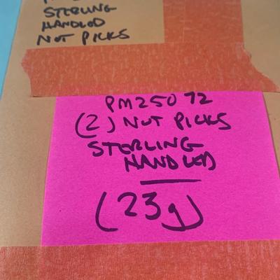 Sterling Handled Nut Pickers