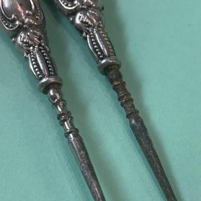 Sterling Handled Nut Pickers