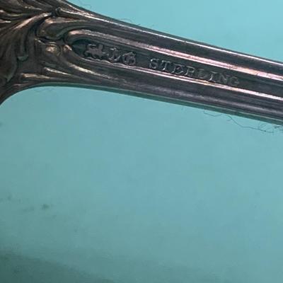 11” Sterling Asparagus / Fish Serving Fork