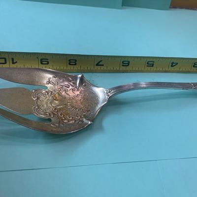 11” Sterling Asparagus / Fish Serving Fork
