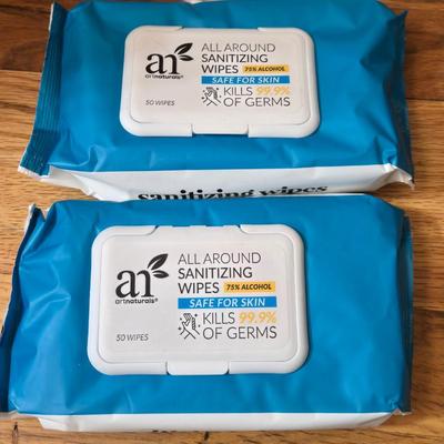 Sanitizer Wipes (2) Packages