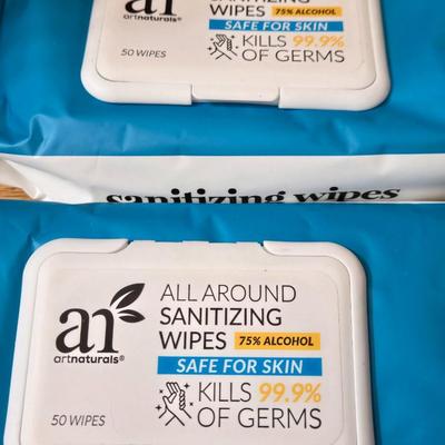 Sanitizer Wipes (2) Packages