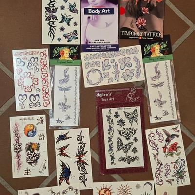 Temporary Tattoos- Butterfly Lot