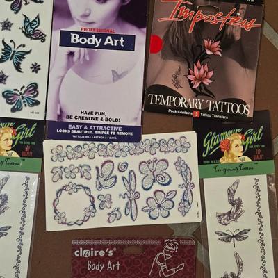Temporary Tattoos- Butterfly Lot