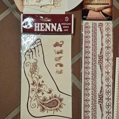 Henna Temporary Tattoos
