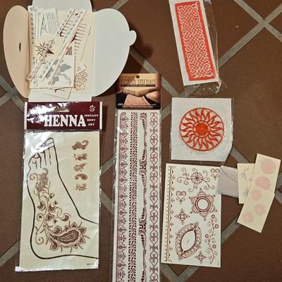 Henna Temporary Tattoos